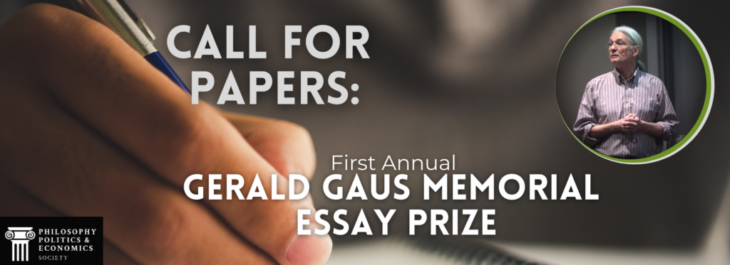 Call for Papers: Gaus Memorial Essay